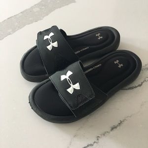 Boys Under Armour Slides